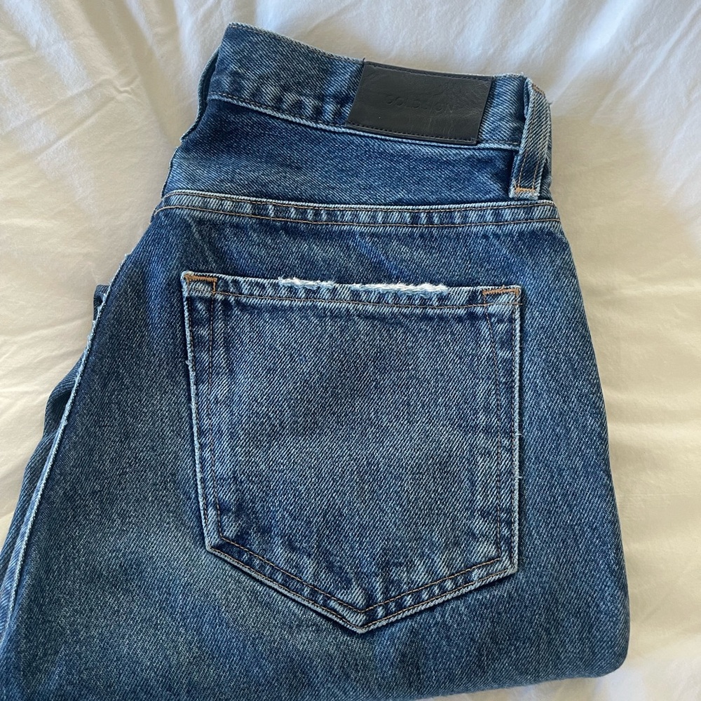 Goldsign Dark Wash Straight Leg Jeans